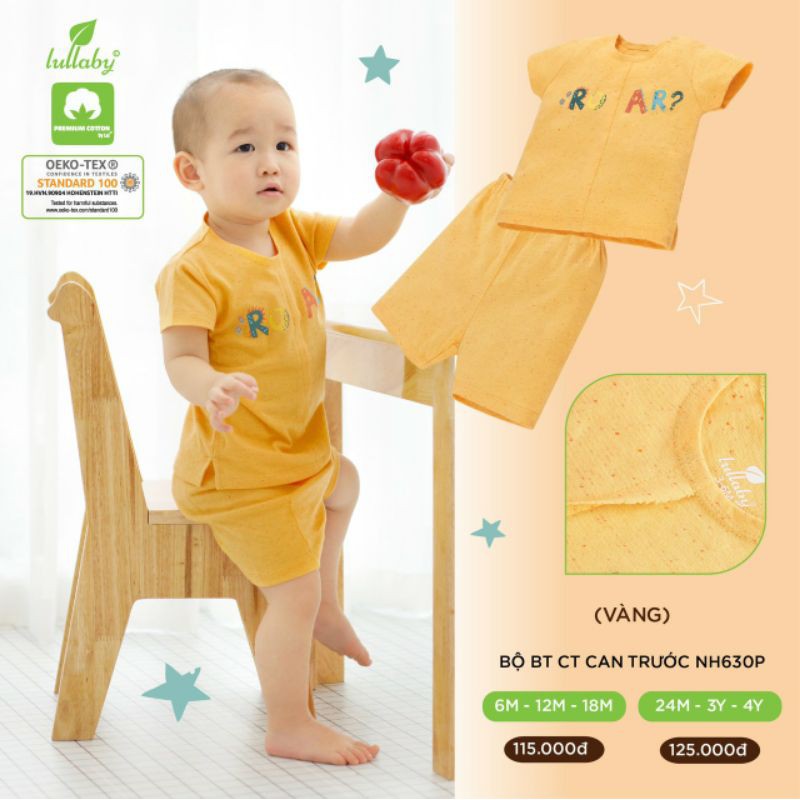 Bộ cộc tay Nuke cotton Lullaby (Nh630P-NH631P)