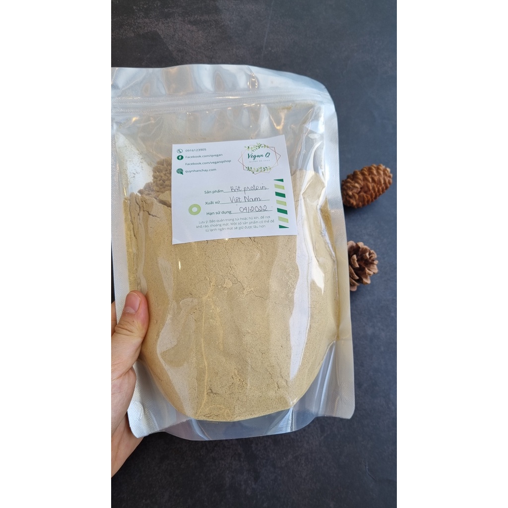 BỘT PROTEIN THỰC VẬT HOME- MADE THƠM NGON, BỔ DƯỠNG TÚI 500 GRAM - Q SHOP