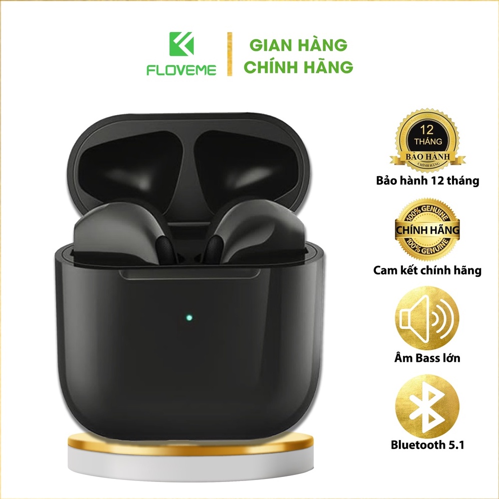 Tai Nghe FLOVEME PRO 4 Bluetooth 5.0 âm thanh hifi stereo với micro tích hợp - Dùng Cho Điện Thoại Thông Minh