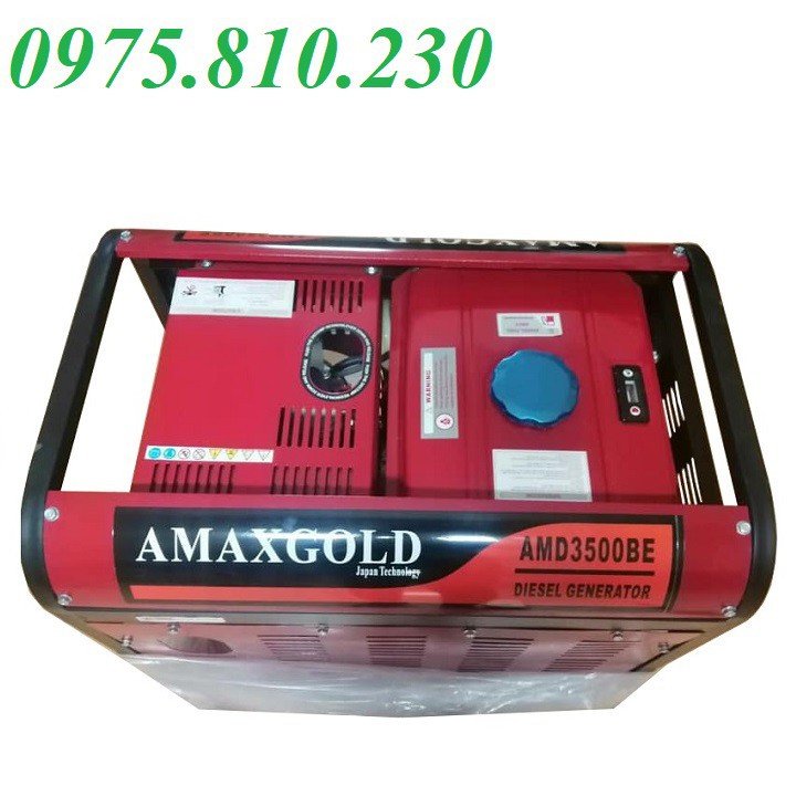 Máy Phát Điện Chạy Dầu 3Kw AmaxGold AMD3500BE