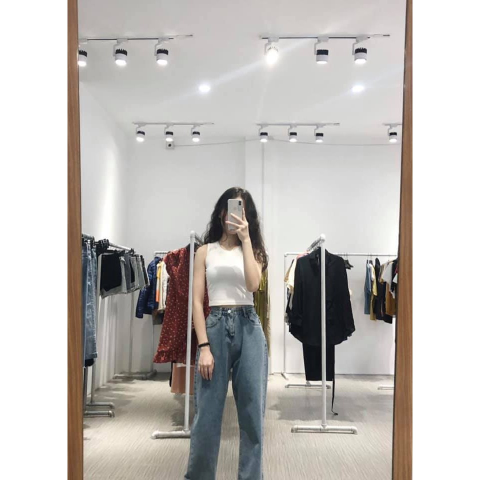 Áo Croptop Ba Lỗ Ngược - Áo Croptop Nhiều Màu