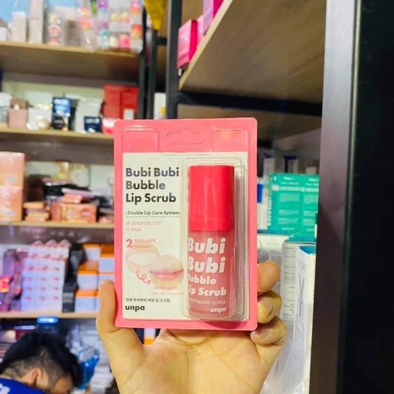 Tẩy da chết sủi bọt thải độc môi by Unpa Bubi Bubi líp | BigBuy360 - bigbuy360.vn
