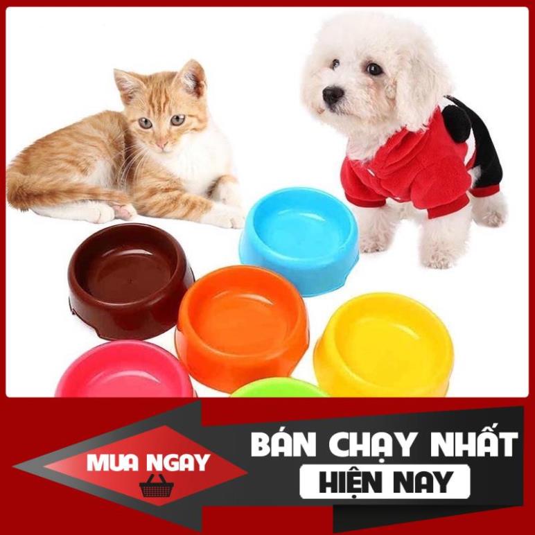 BÁT ĂN NHỰA ĐƠN CHO CHÓ MÈO - BÁT ĂN CHO CHÓ MÈO