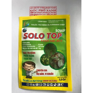 Thuốc trừ bệnh phấn trắng hoa hồng solo top 50wp