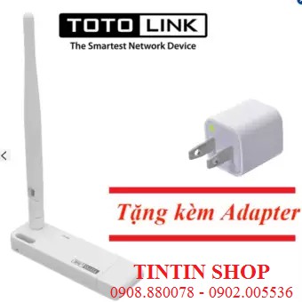 Bộ kích sóng wifi TOTOLINK EX100 + Tặng kèm 1 adapter