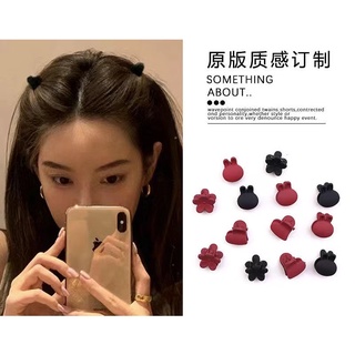 Kẹp Tóc Mini Màu Đen Phong Cách Công Chúa Cho Nữ