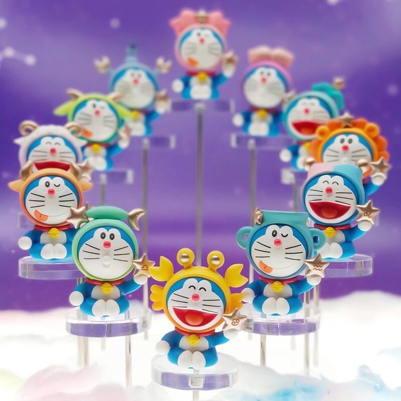 set mô hình 3d nhân vật Doraemon 12 cung hoàng đạo