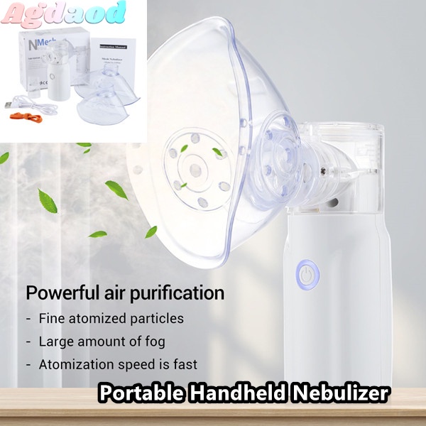 Máy Xông Mũi Cho Trẻ Em Và Người Lớn Tiện Dụng ,Máy Xông khí dung cầm tay , Mesh Nebulizer，Máy Xông Mũi Họng Siêu Âm Cầm Tay Cho Trẻ Em Và Người Lớn