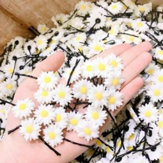 Kẹp tóc buộc tóc hoa cúc