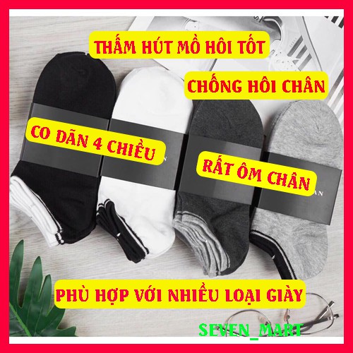 [Chống Hôi Chân] Tất Nam Co Dãn 4 Chiều Cổ Ngắn Thấm Hút Mồ Hôi Tốt Rất Ôm Chân