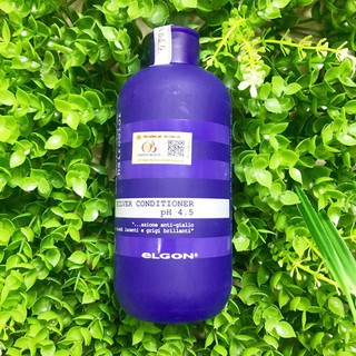 Dầu Gội  Tím Elgon Silver Shampoo Conditioner Cho Tóc Tẩy Bạch Kim Nhuộm Màu Thời Trang  300ML