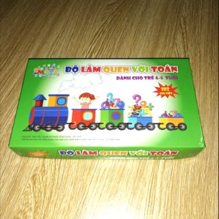 Bộ đồ chơi học tập làm quen với toán dành cho trẻ 4-5 tuổi - Thẻ học toán thông minh