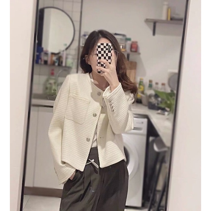 Áo khoác dạ tweed