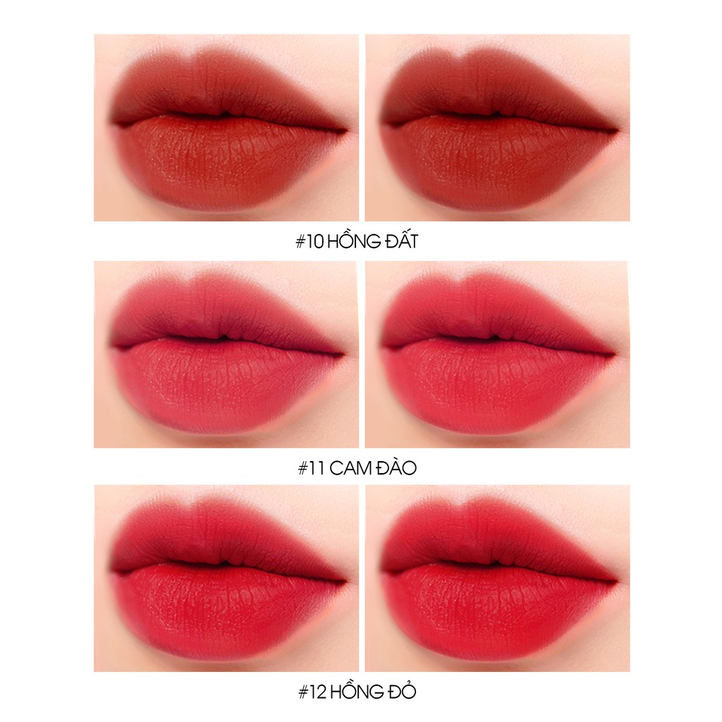 Combo 5 son sáp lì Loudi Matte Lipstick 3.5g chính hãng