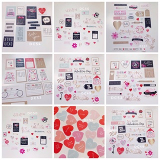 HÌNH TRANG TRÍ SCRAPBOOK, LOVE BOX - FOREVER MY ALWAYS COLLECTIONS