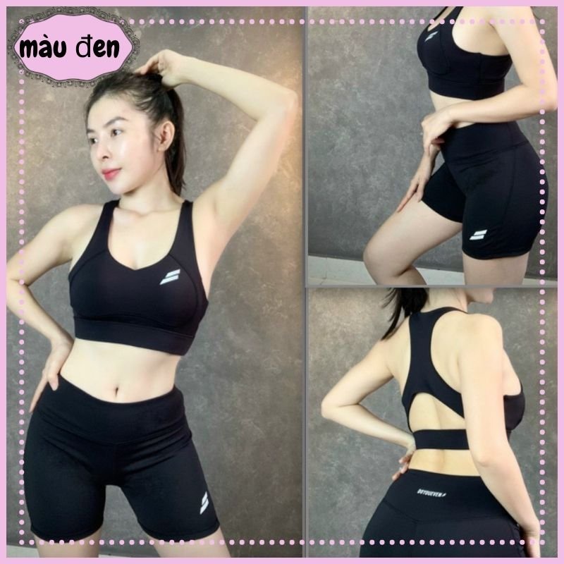 [Tặng Đệm Nâng Ngực] Set Bộ Đùi Tập Gym Nữ