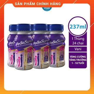 Thùng 24 Sữa nước PediaSure 237ml/chai hương vani .