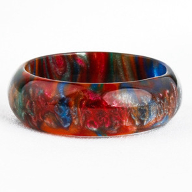 Tmdbyx Nhẫn Đeo Tay Bằng Nhựa Acrylic Đầy Màu Sắc Hình Ngôi Sao Đầy Màu Sắc Cho Nữ Bán Chạy