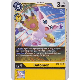 Thẻ bài Digimon - TCG - Gatomon / BT2-036'