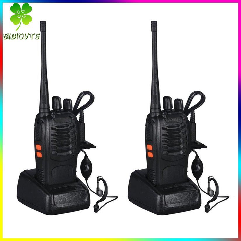 Set 2 Bộ Đàm Bf-888s Uhf 400-470 Mhz 2-way Ham Radio 16ch