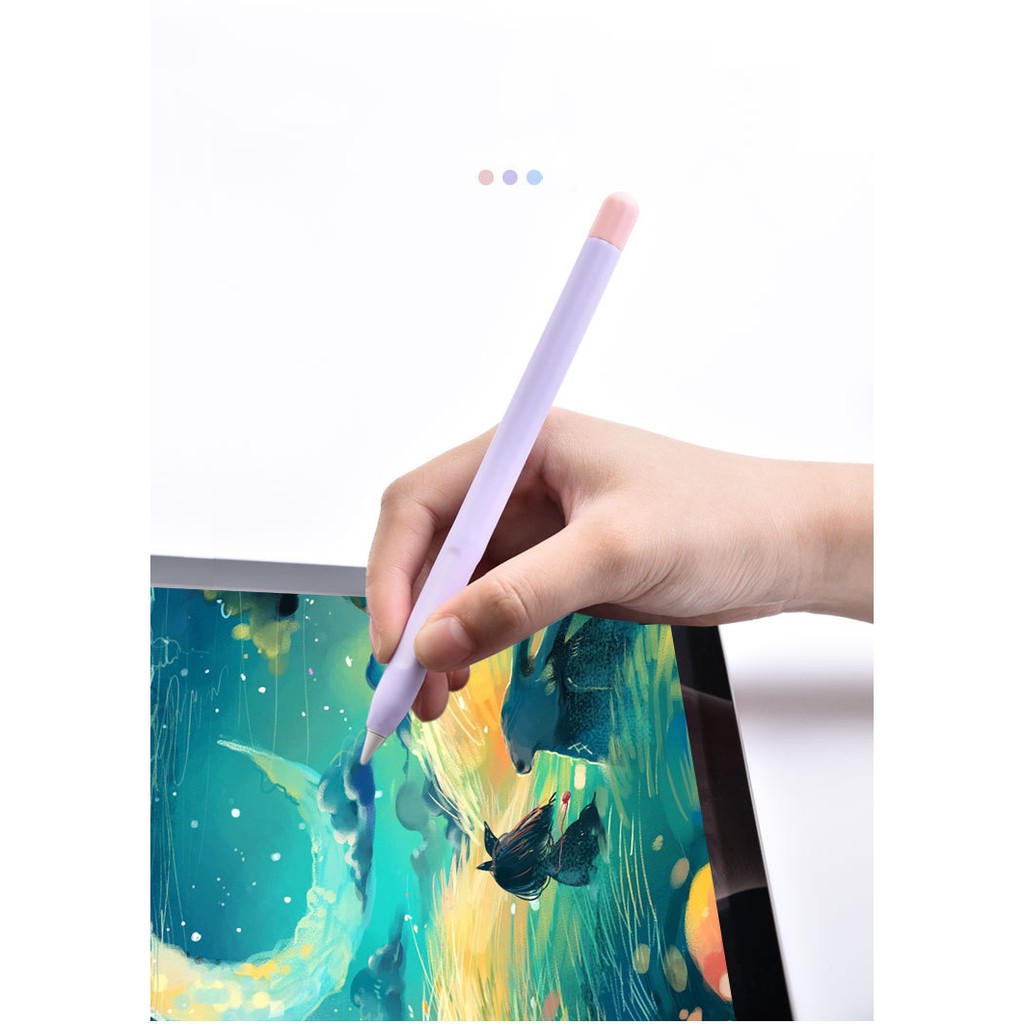 Bao Silicon TPU Color 2 bảo vệ cho bút Apple Pencil 2.