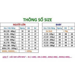 combo 4 áo thun in hình đủ size