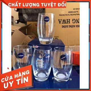 Bộ 6 cốc thủy tinh Luminarc chịu nhiệt, hình trứng siêu yêu