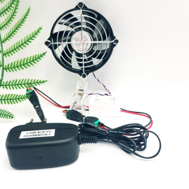 Quạt Hút Mùi Thú Cưng, Hút Khói💦Tản Nhiệt, Làm Mát Máy Tính, CPU Brushless 12V 3000RPM Có Điều Chỉnh Tốc Độ