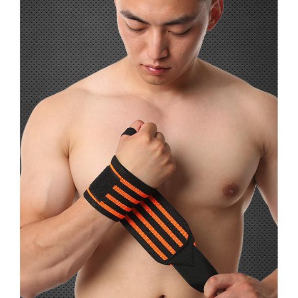 Quấn Cổ Tay Tập Gym dài 45cm băng quấn cổ tay tập gym cao cấp Một Đôi