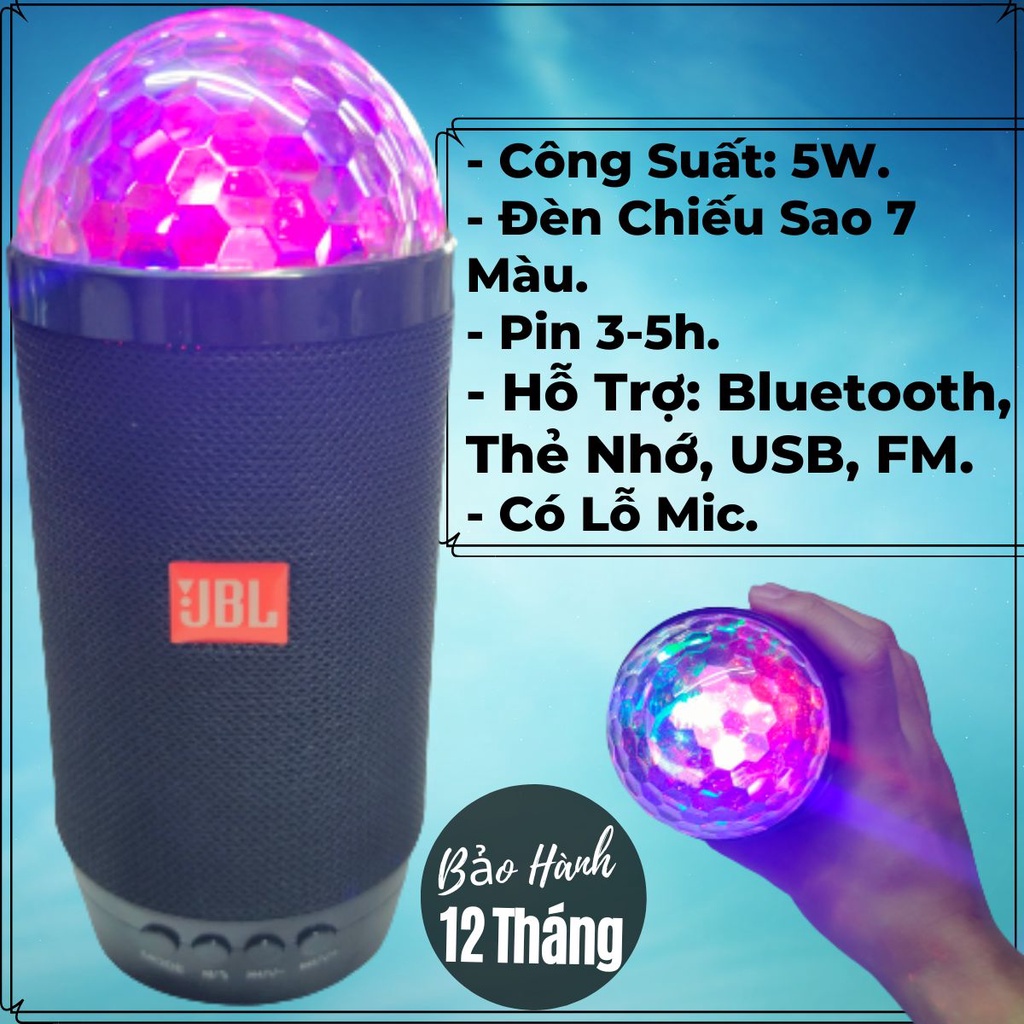Loa Bluetooth Mini LV300 Âm Bass Cực Đã, Đèn Laser Xoay Chiếu Sao Lung Linh, Nghe Nhạc Cực Hay Hỗ Trợ Thẻ Nhớ, USB, FM