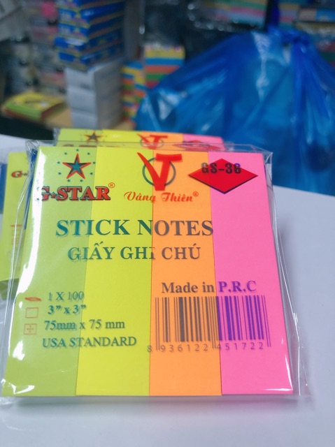 GIẤY NOTE GHI CHÚ DẠ QUANG ĐỦ CỠ