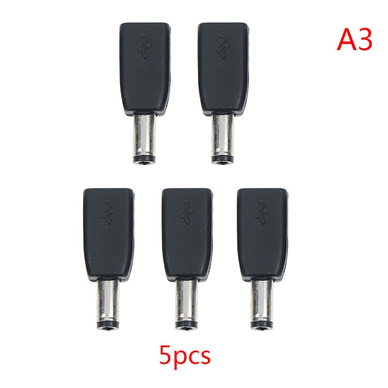 Set 1 / 2 / 5 Đầu Nối Chuyển Đổi Dc 5.5x2.1mm