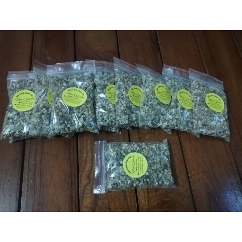 Đồ dùng làm vườn - 200g sỏi dăm  to làm tiểu cảnh, rải bề mặt chậu cây, trang trí bể cá sân vườn, làm mô hình