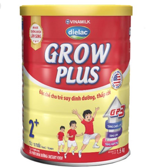 Sữa Dielac Grow Plus 2+ 1500g