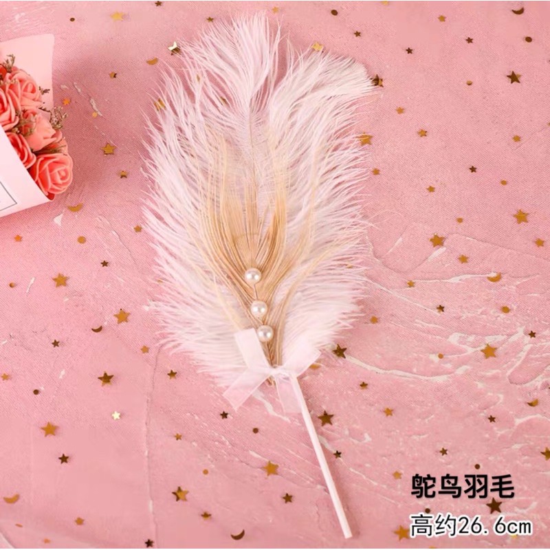 Phụ Kiện Trang Trí Bánh Kem Hình Cánh Thiên Thần Và Trái Tim