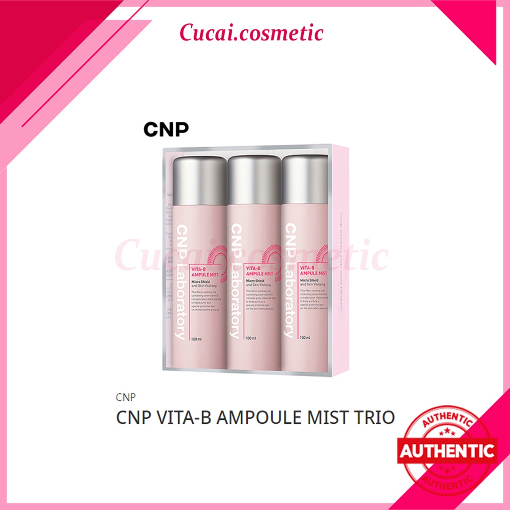 Xịt khoáng ngăn bụi mịn dưỡng sáng da CNP Laboratory Vita-B Ampule Mist 100ml