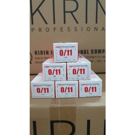thuốc nhuộm tóc dưỡng chất collagen mềm mượt, bóng tóc + Oxy trợ nhuộm || KIRIN 0/11