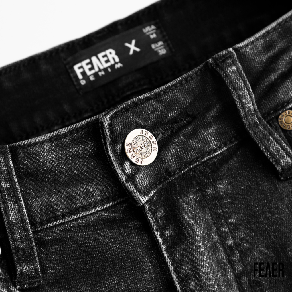 Quần jean nam FEAER DENIM chất thoải mái co giản SLIM FIT TEAR | BigBuy360 - bigbuy360.vn