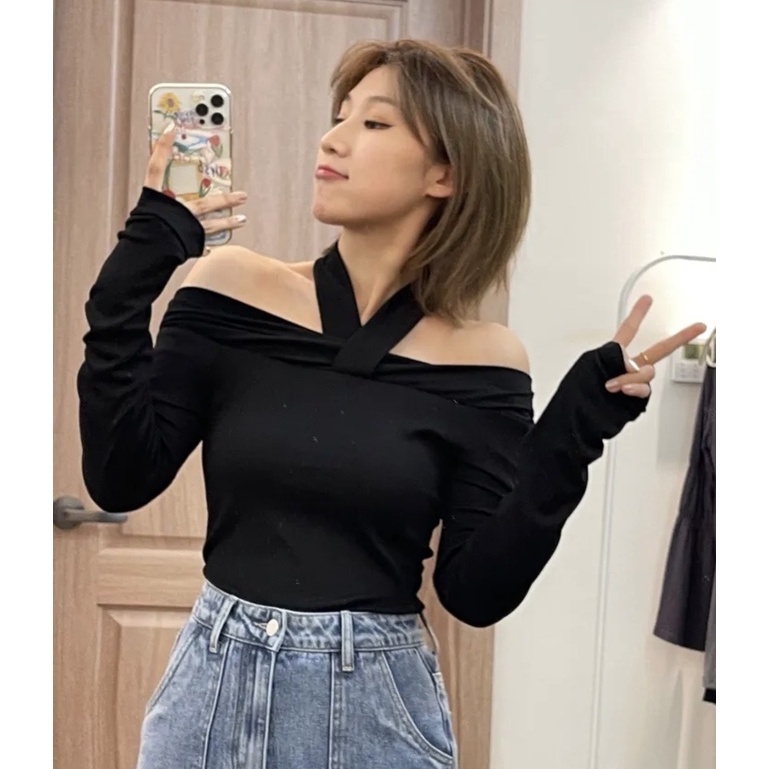 [Order] Áo thun dài tay trễ vai 6sstore