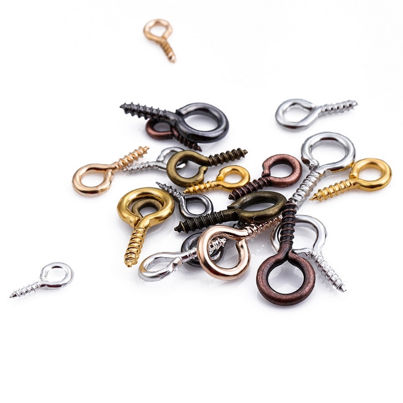 200 Ghim cài mắt mini 7 màu hỗn tùy chọn DIY