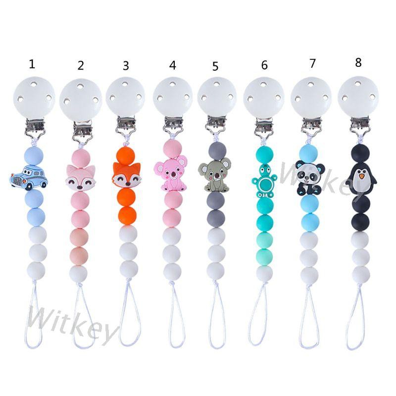 Dây Đeo Núm Vú Giả Hình Thú Đáng Yêu Cho Bé