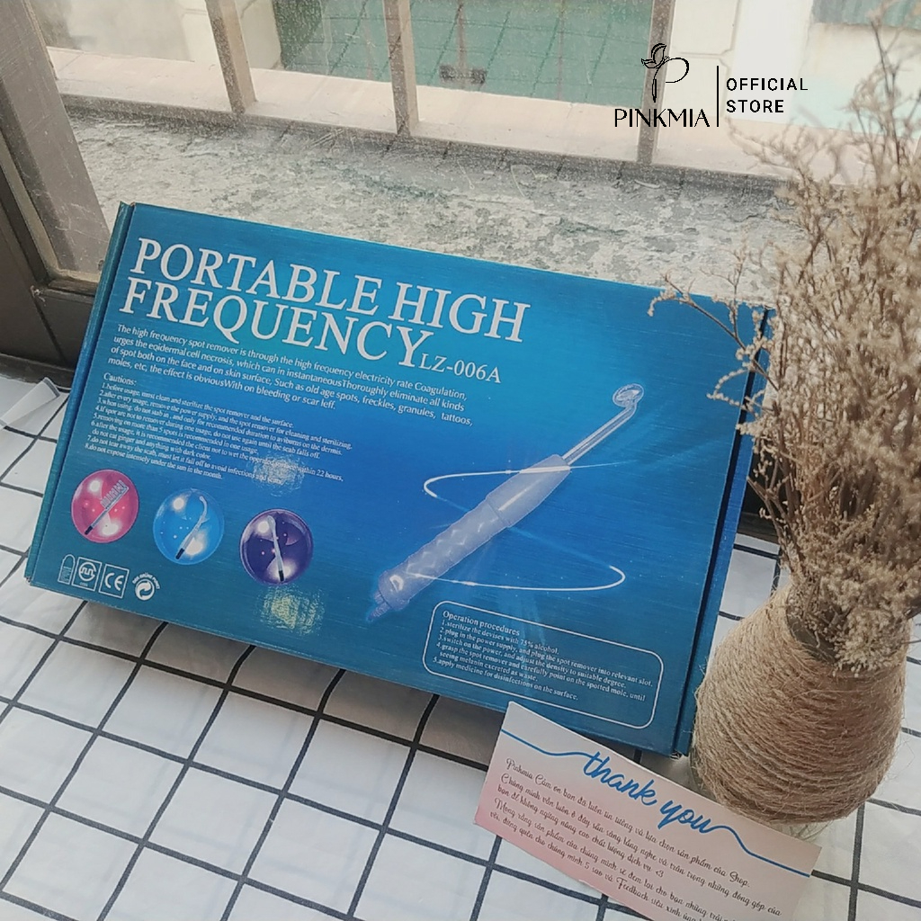 (Bảo Hành 12 Tháng) Máy Điện Tím Sát Khuẩn Cầm Tay Sau Nặn Mụn Dùng Cho Spa TMV