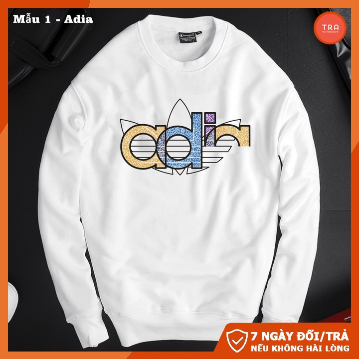 BST Áo Swerter nam Trắng in 3D KTS chất nỉ poly Thái đẹp dày mịn bền đẹp SW318 | BigBuy360 - bigbuy360.vn