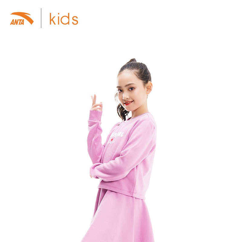 Set áo váy bé gái Anta Kids 36947389-1