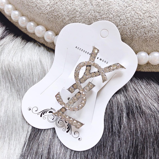 [Rẻ Vô Địch] TAG CÀI ÁO YSL ĐÍNH ĐÁ ✨