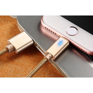 Cáp sạc siêu bền Lightning Joyroom đèn Led 1m S-Q3