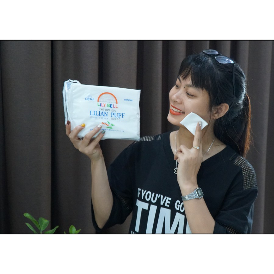 Bông Tẩy Trang Cao Cấp Nhật Bản - Lily Bell Suzuran | BigBuy360 - bigbuy360.vn