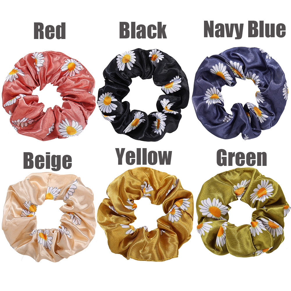 Dây Buộc Tóc Đính Hoa Cúc Xinh Xắn