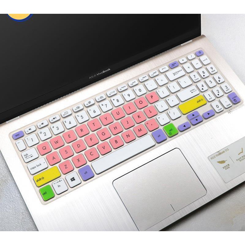 Miếng dán silicone bảo vệ bàn phím laptop Asus Vivobook 15.6 Inch D.F