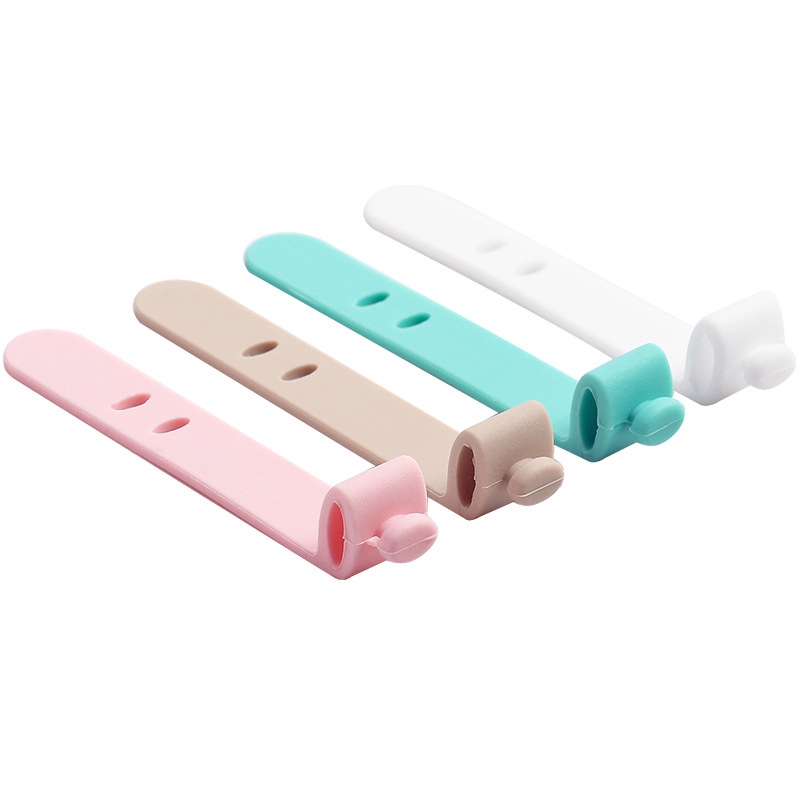 Dụng Cụ Quấn Bảo Vệ Dây Cáp Dữ Liệu Usb Bằng Silicone Nhiều Màu Tùy Chọn